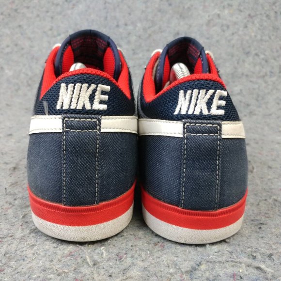 Nike Match Supreme Premium Mens 10.5 Shoes Canvas Blue Denim Red 631658-416 - Picture 5 of 7